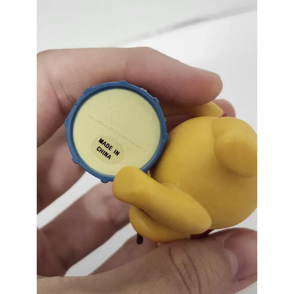 Vintage Disney Winnie the Pooh Christmas Ornament Boxed Drummer Figurine